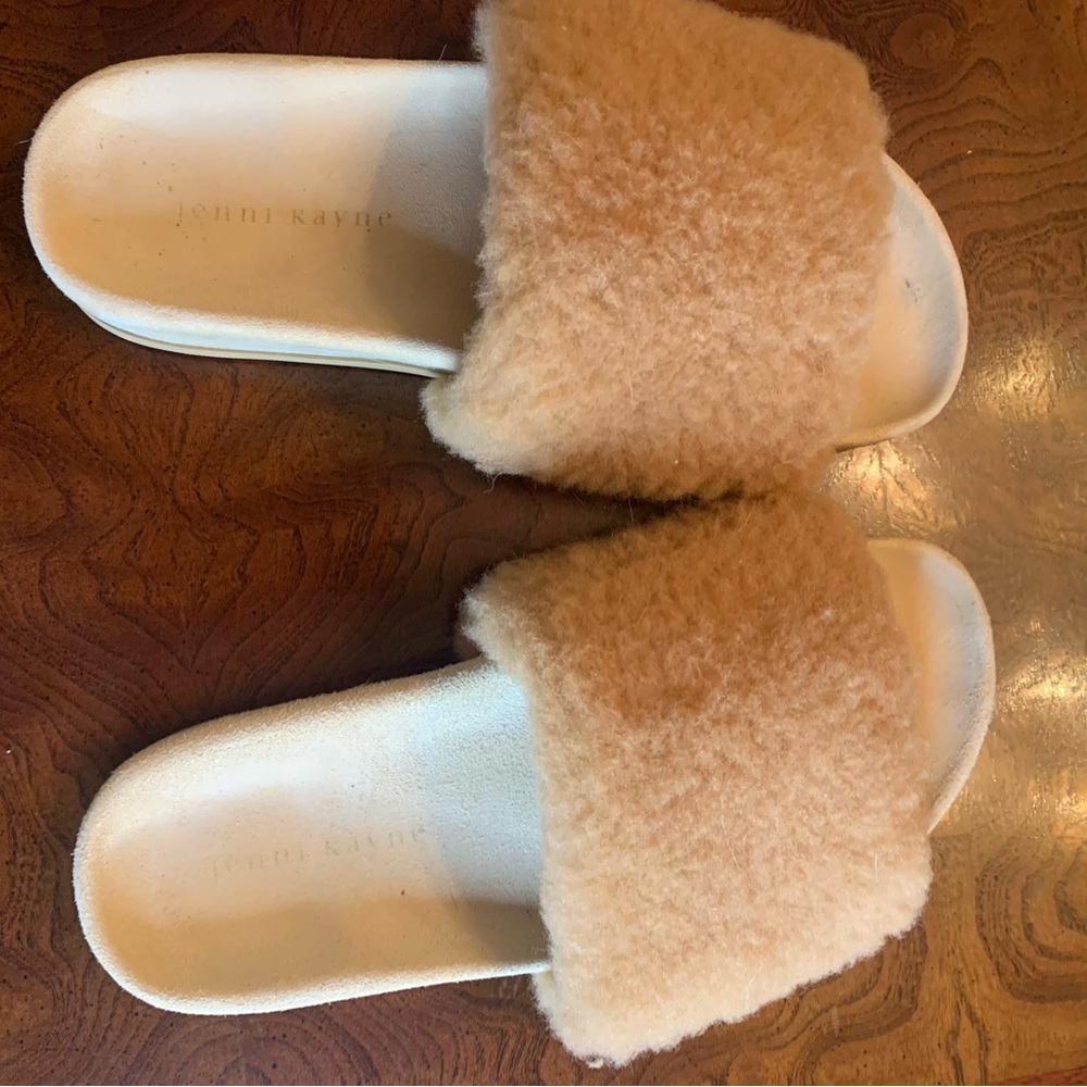 Jenni Kayne Tan/Camel Shearling Slide
